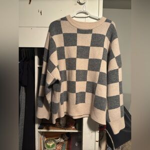Oak + Fort Checkered Sweater